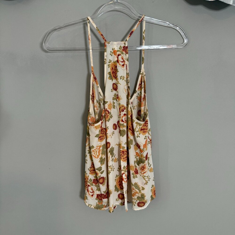 Racerback Floral Top